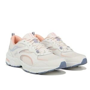 Ryka Women's Cream and Pink Integrity Athletic Sneakers size 7
